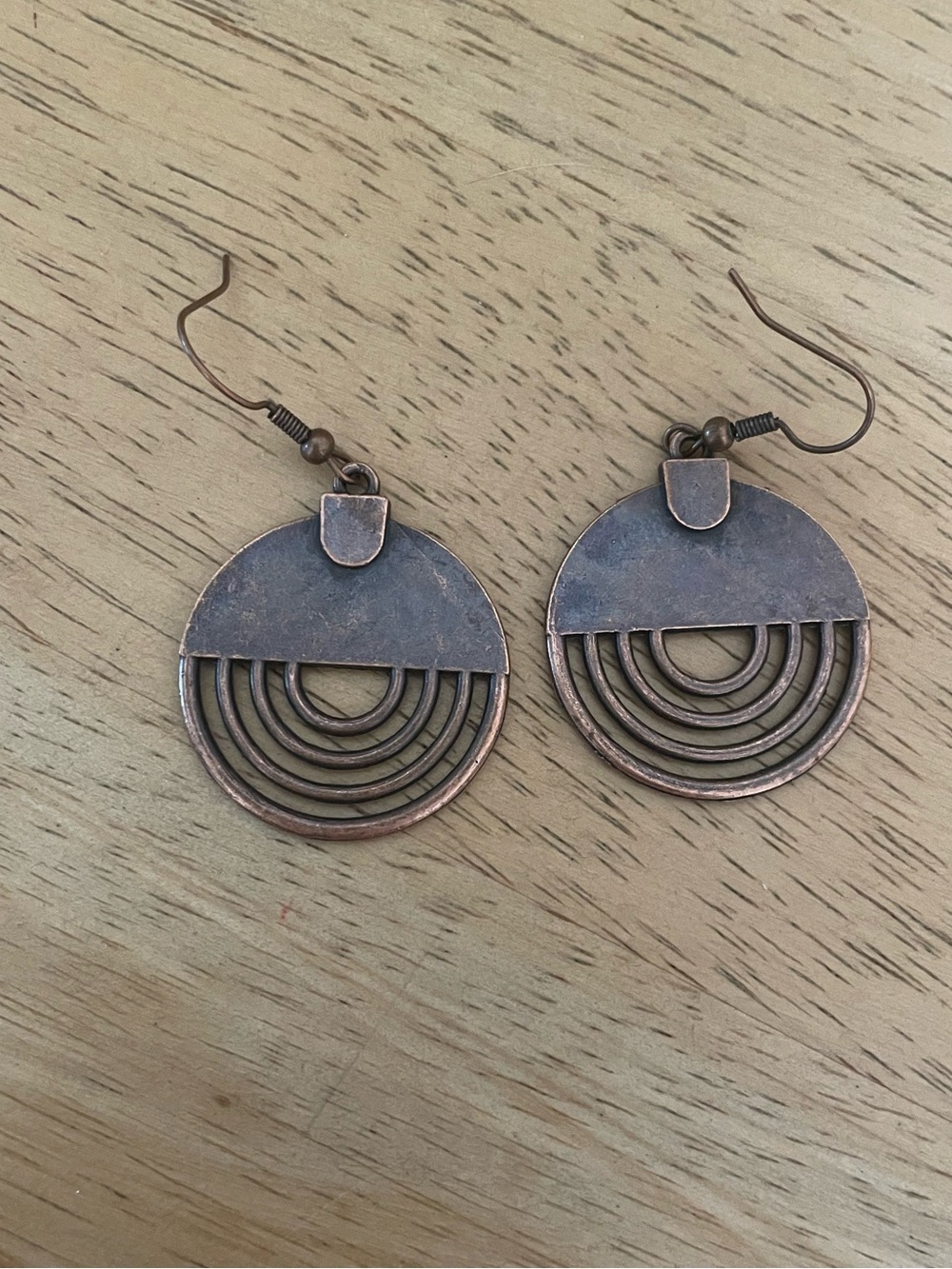 Round Pendant Drop Earrings Retro Hollow Design
#copper
#boho
#pendant
#earring